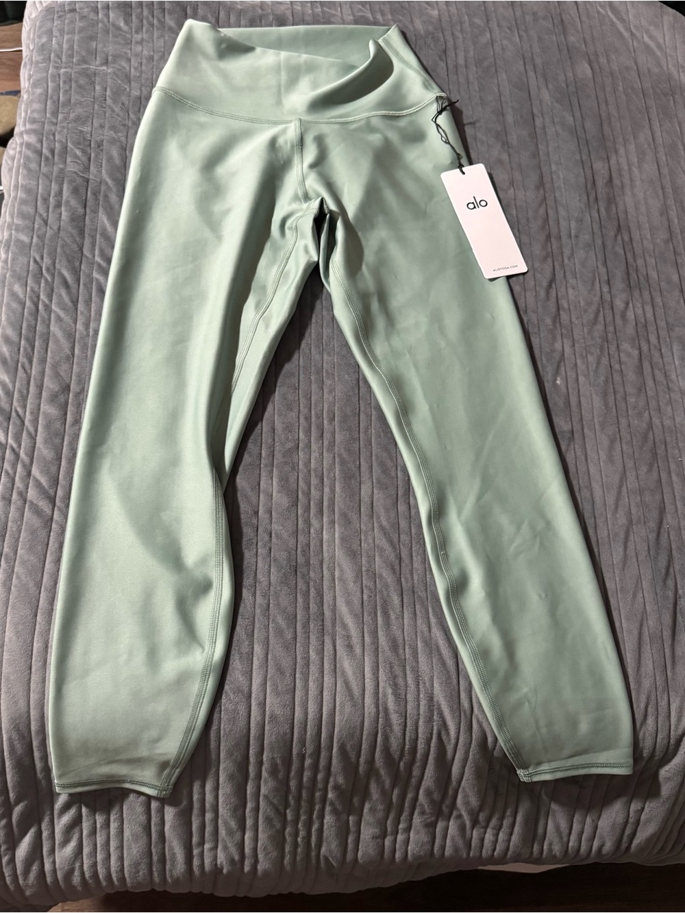 Alo 7/8 Airlift High Waist Leggings - Botannical Green